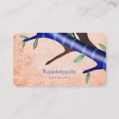 オレンジとブルー 名刺 (裏面)