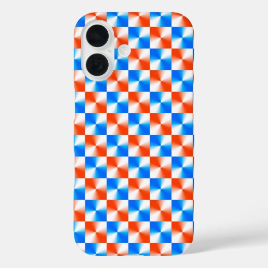 オレンジとブルー Case-Mate iPhoneケース (裏面)