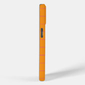 オレンジとホットピンクの縞模様のiPhoneケース Case-Mate iPhoneケース (裏面 / 右)