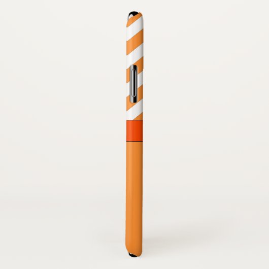 オレンジとホワイトカボチャのスパイスフェイクボウパーソナライズされた Case-Mate iPhoneケース (裏面/右)