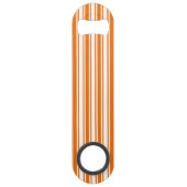 オレンジとホワイトキャンディストライプー スピード栓抜き (正面)