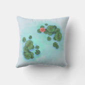 オレンジとホワイトコイ クッション (裏面)