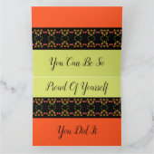 オレンジとライムグリーン カード (内部)