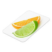 オレンジとライム マグネット (左側)