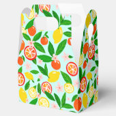 オレンジとレモンのお祝い ブライダルシャワーボックス フェイバーボックス (オープン)