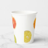 オレンジとレモンの花嫁の昼食会　レモン　オレンジ　ブライダルシャワー 紙コップ (右)