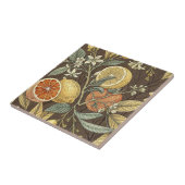 オレンジとレモンの茶色のヴィンテージスタイルシームレス タイル (側面)