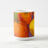 オレンジとレモンの静物画 コーヒーマグカップ (中央)