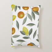 オレンジとレモン アクセントクッション (裏面(縦))