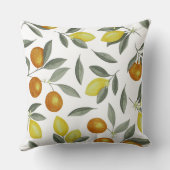 オレンジとレモン クッション (裏面)