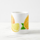 オレンジとレモン コーヒーマグカップ (中央)