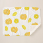オレンジとレモン シェルパブランケット (正面(横))
