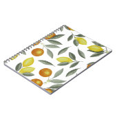 オレンジとレモン ノートブック (左側)