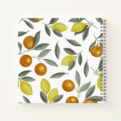 オレンジとレモン ノートブック (裏面)