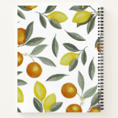 オレンジとレモン ノートブック (裏面)