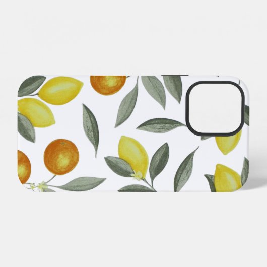 オレンジとレモン iPhoneケース (裏面横)
