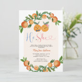 オレンジと彼女の緑のフローラジェンダーが明かす 招待状 (スタンド正面)