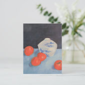 オレンジと柿 ポストカード (スタンド正面)