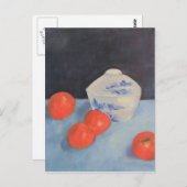 オレンジと柿 ポストカード (正面/裏面)