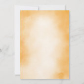 オレンジと白と黒ハローウィンパーティ 招待状 (裏面)