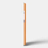 オレンジと白のキャンディストライプーのCase-Mate iPhone ca Case-Mate iPhoneケース (裏面 / 左)