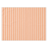 オレンジと白のストライプ テーブルクロス (正面(横))