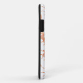 オレンジと白のゼブラシルエット Case-Mate iPhoneケース (裏面/右)