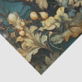 オレンジと白のテクスチャ付き花の切り離し 薄葉紙 (詳細)