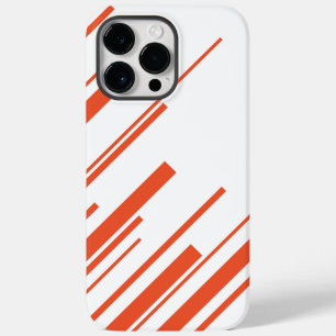 オレンジと白の対角線 Case-Mate iPhone 14 PRO MAXケース
