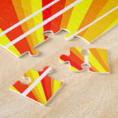 オレンジと白の植物学 ジグソーパズル (側面)