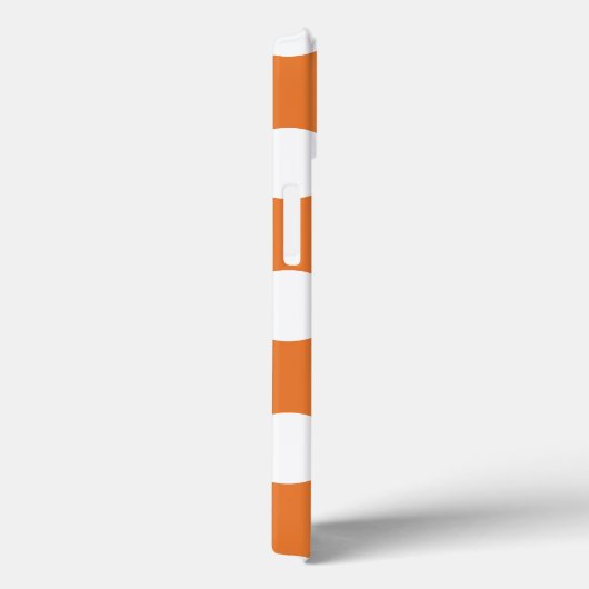 オレンジと白の水玉模様 Case-Mate iPhoneケース (裏面 / 右)