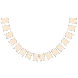 オレンジと白の背景にうずまき バンティングフラッグ