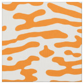 オレンジと白の魚の皮の模様 ファブリック (クローズアップ)