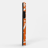 オレンジと白のpip iPhoneケース Case-Mate iPhoneケース (裏面/右)