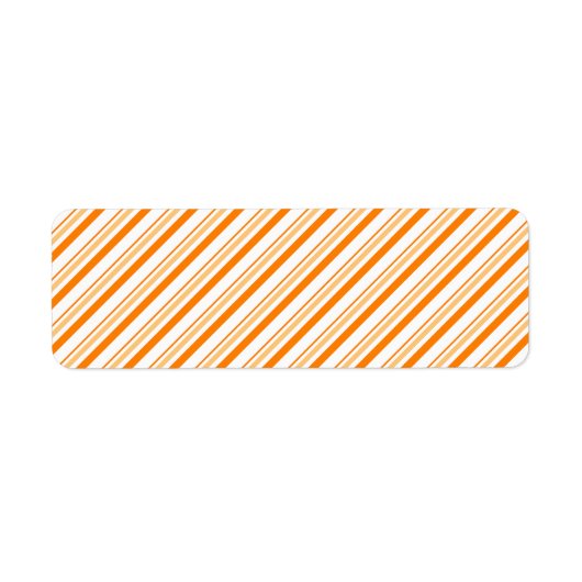 オレンジと白ストライプの ラベル (正面)