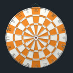 オレンジと白 ダーツボード<br><div class="desc">オレンジと白のダーツボード</div>