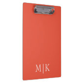 オレンジと白 | モノグラモダンム クリップボード (右)
