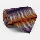 オレンジと紫の塩辛い水彩画の色合い ネクタイ (ロール)