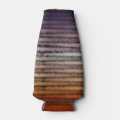 オレンジと紫の塩辛い水彩画の色合い ボトルクーラー (正面)