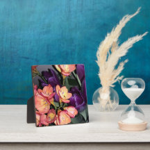 オレンジと紫の花