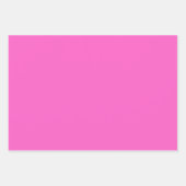 オレンジと紫（ピンク） ラッピングペーパーシート (正面)