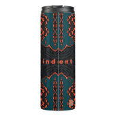 オレンジと緑で独立 タンブラー (裏面)