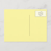 オレンジと緑のアフリカのカップルは日付を保存 案内ポストカード (裏面)