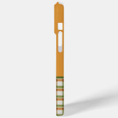 オレンジと緑のギンガム Case-Mate iPhoneケース (裏面 / 左)