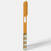 オレンジと緑のギンガム Case-Mate iPhoneケース (裏面 / 右)