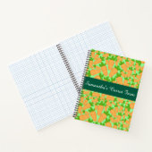 オレンジと緑のニンジン ノートブック (内部)