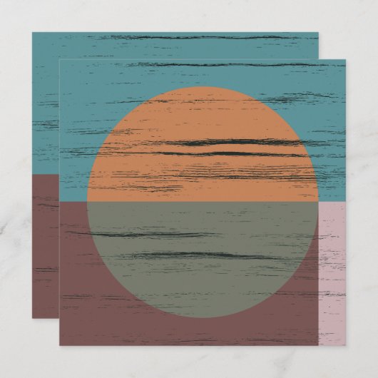 オレンジと緑の円 (正面/裏面)