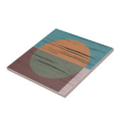 オレンジと緑の円 タイル (側面)