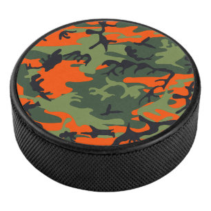 オレンジと緑の迷彩、軍隊、陸軍 アイスホッケーパック