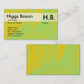 オレンジと緑 名刺 (正面/裏面)